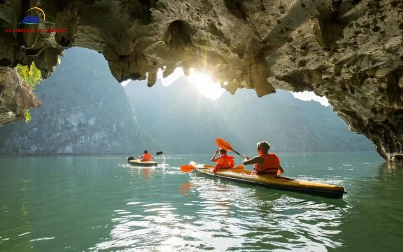 Kayaking in Ha Long Bay is completely safe