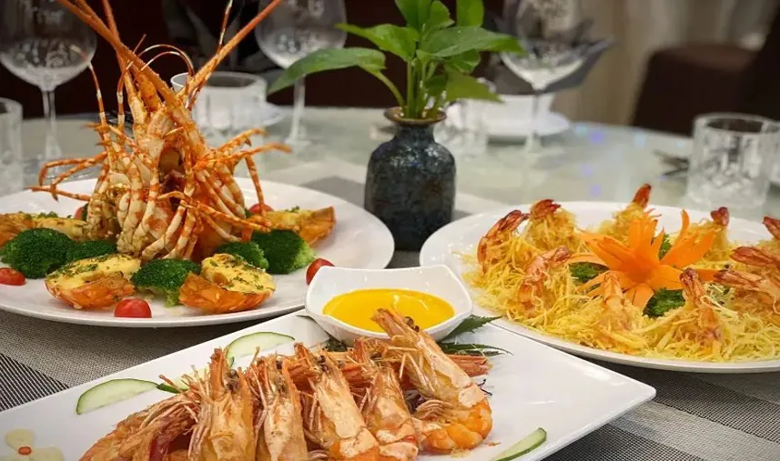Seafood Feast on Board in Ha Long Bay