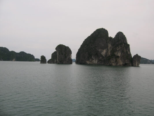 Swim in Halong Bay in Winter