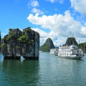 The beautiful Halong Bay