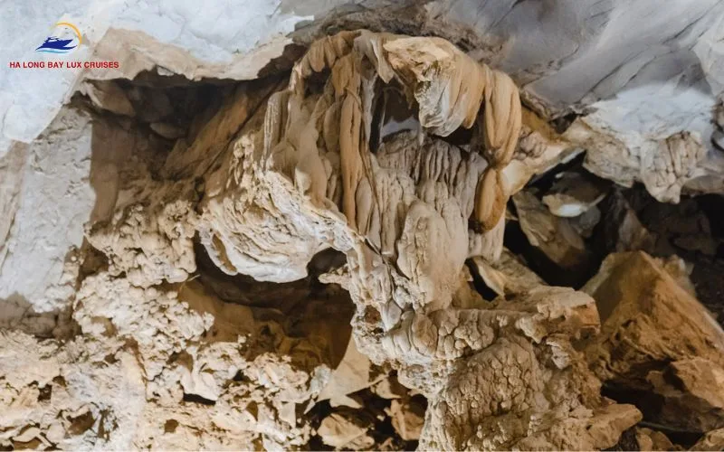 The winding structure, numerous nooks and crannies, and unique stalactites