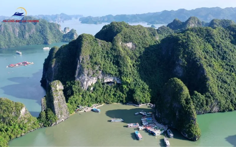 Location of the dark cave