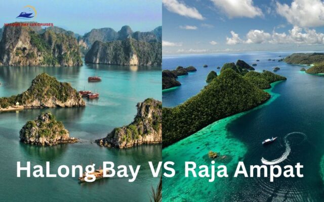halong bay vs raja ampat