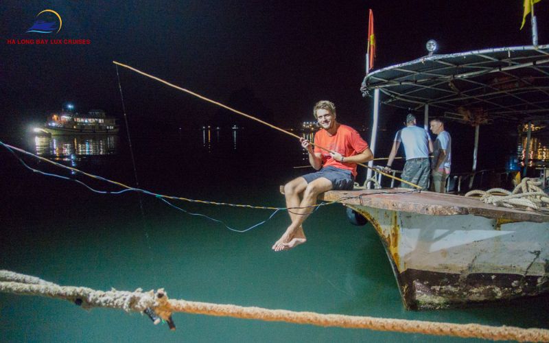 What is Night Squid Fishing in Halong Bay