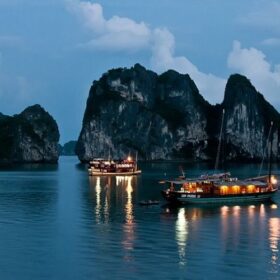 Night Squid Fishing in Halong Bay