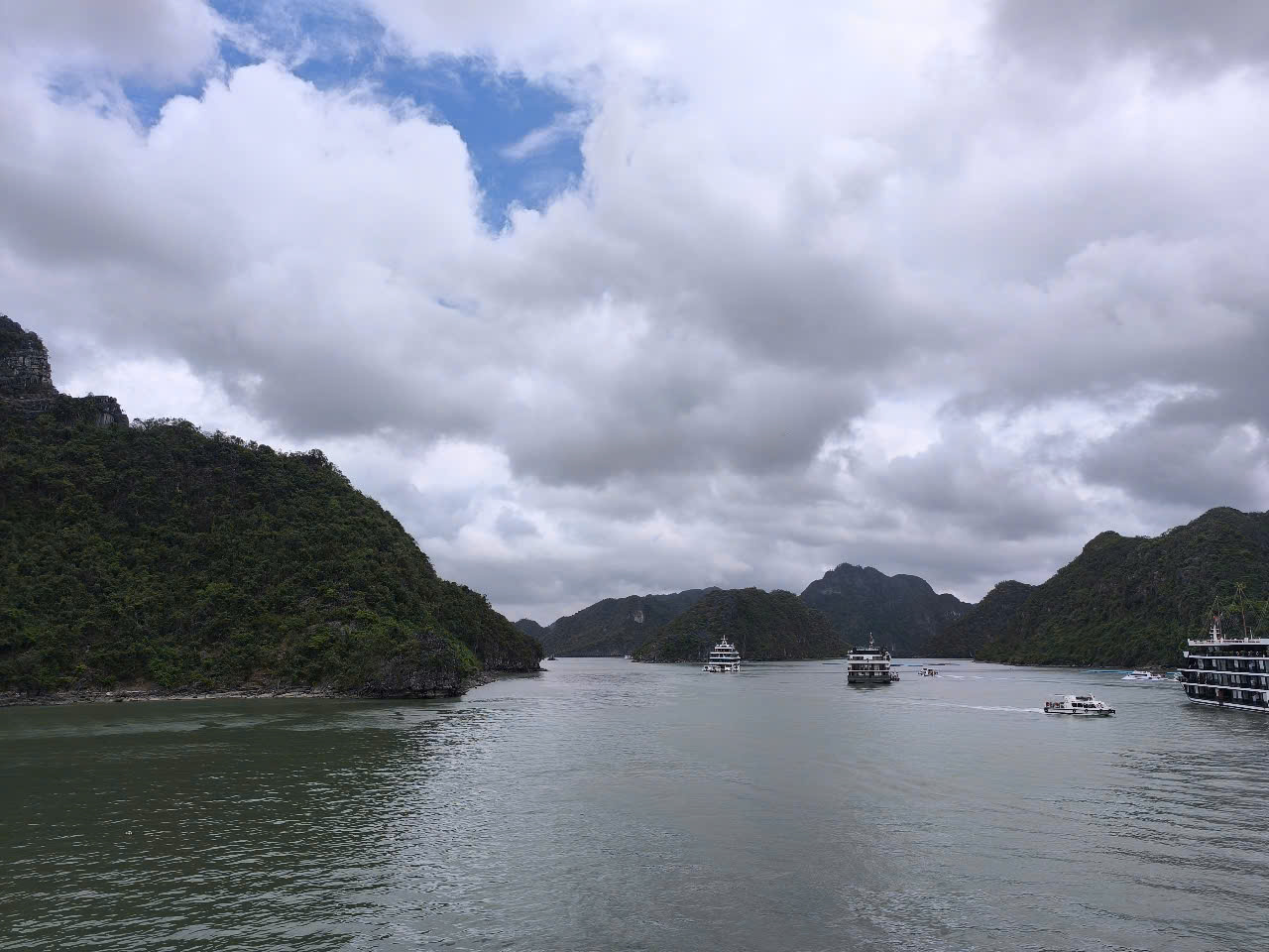 Typhoon in Halong Bay