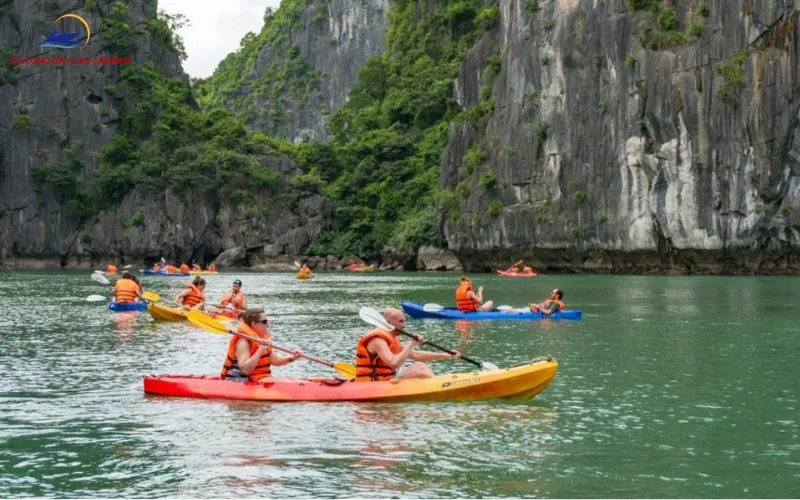 Go kayaking through peaceful waters
