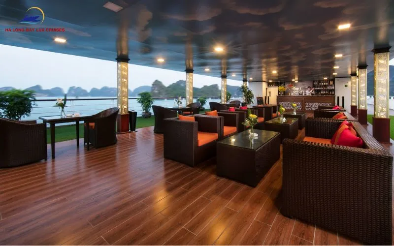 Enjoy tea and watch the sunrise on the deck