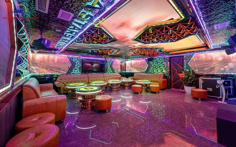 Modern and elegant private karaoke rooms