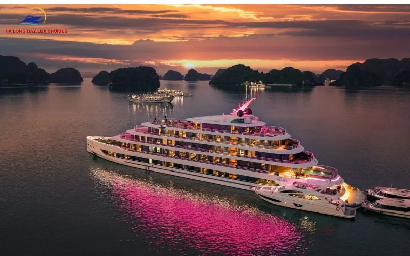 What makes Halong Bay at night special?