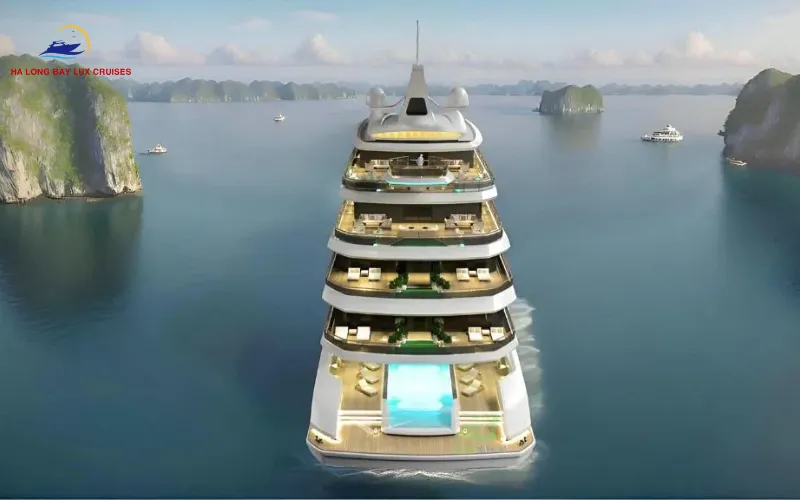Overview of the luxurious 6-star Celina Cruise superyacht