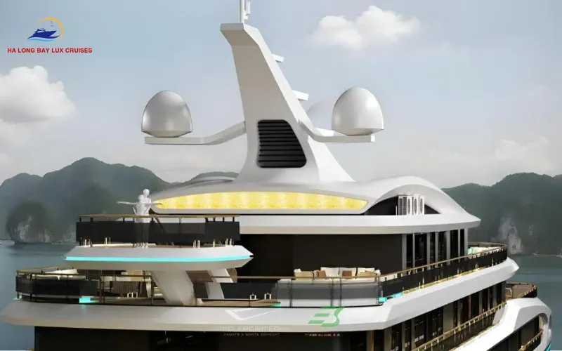 Exclusive high-end entertainment amenities on the cruise ship