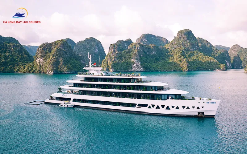 Elite of the Seas Infinity Pool: The Ultimate 6-Star Halong Bay Experience